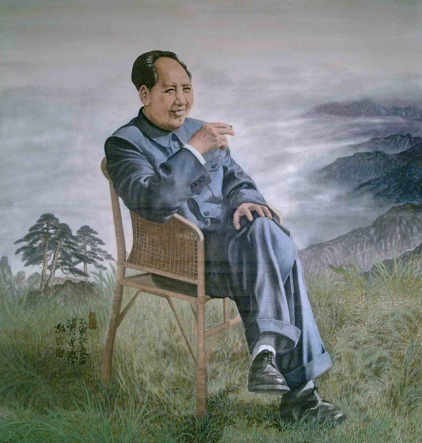 曳岚国画作品-人物